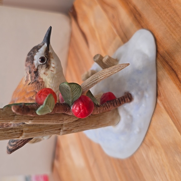1990's Lenox Fine Porcelain Garden Bird Collection Marsh Wren - Picture 9 of 15